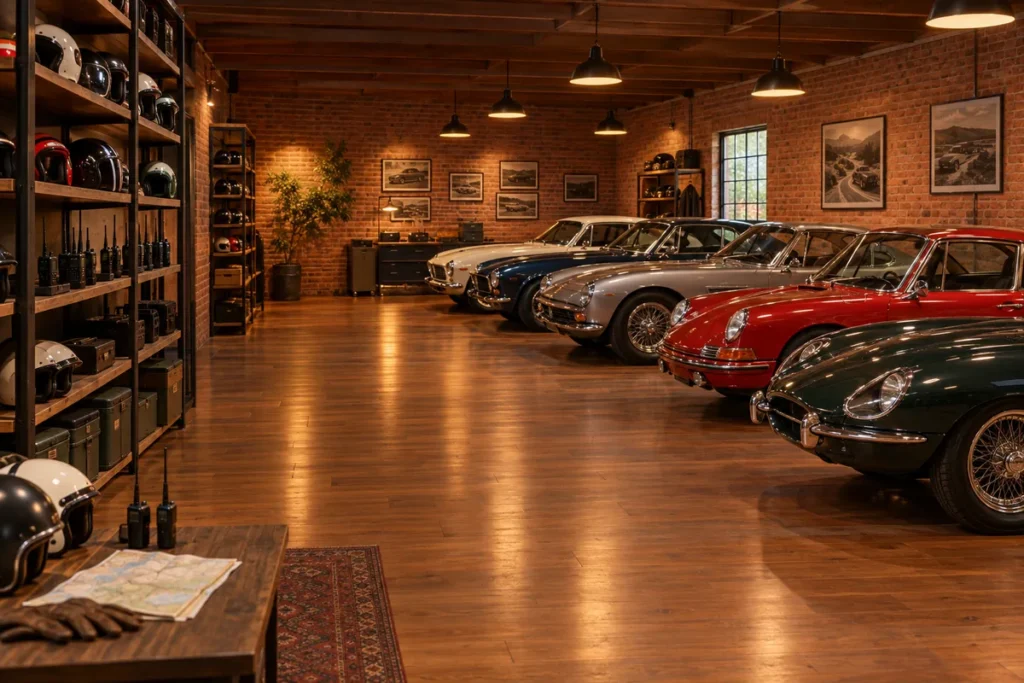 Tengo un club de coches clásicos y quiero externalizar la organización de las salidas, ¿a quién puedo contratar: garaje